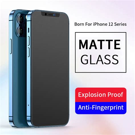 Matte Tempered Glass Compatible For Iphone 14 13 12 11 Pro Max 12 Mini