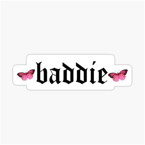 Baddie Stickers Redbubble