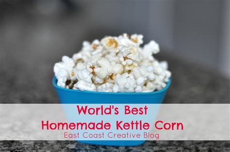 ½cupbrown sugar,(instead of regular sugar for more caramel version). The World's Best Kettle Corn Recipe