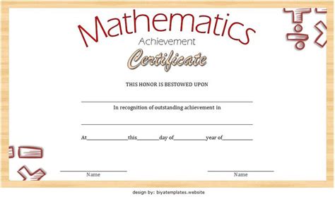 Pin On Math Certificates Free Ideas