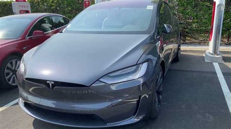 Check Out This Tesla Model X Plaid Seen At The Fremont Factory