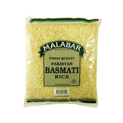 Malabar First Quality Pakistan Basmati Rice 1kg Amman Household