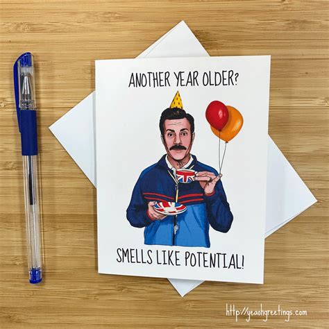 Ted Lasso Birthday Card Funny Ted Lasso T Birthday Meme