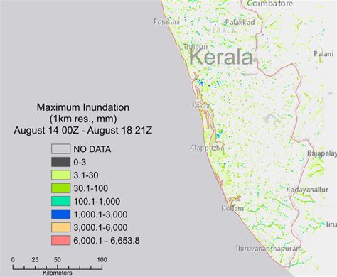 kerala india flood 2018 nasa earth science disasters program