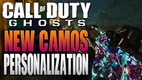 Call Of Duty Ghosts Six New Camos And 3 New Personalization Packs