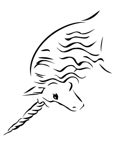 Unicorn Head Side View Clip Art Library