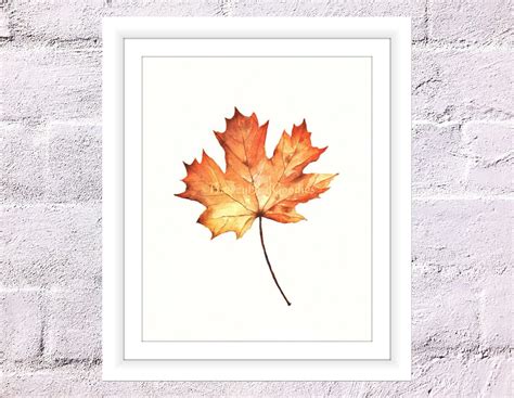 Digital Prints Maple Leaves Print Autumn Leaves Print Maple Leaf Art