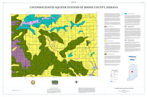 Dnr Water Aquifer Systems Maps 54 A And 54 B Unconsolidated And