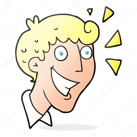 Cartoon Excited Man Stock Vector Image By ©lineartestpilot 101935736