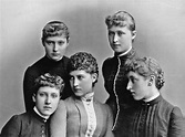 1885 Left to right - Princess Alix of Hesse; Princess Irene of Hesse ...