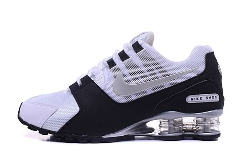 Nike Air Shox Avenue 802 White Black Silver Men Shoes Sepsale