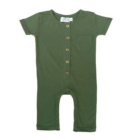 Organic Short Sleeve Overall Rust Organic Toddler Clothes Organic