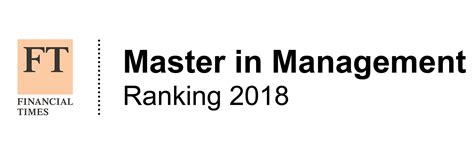 Financial Times Masters In Management Ranking 2018 Alliance Mbs