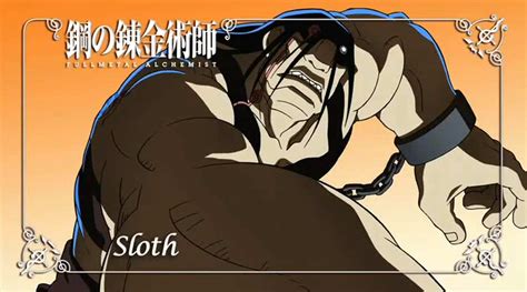 Sloth Homonculus Fullmetal Alchemist Otakia