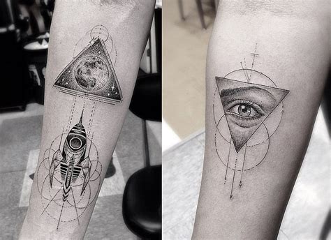 25 Awesome Geometric Tattoo Art Images Gallery