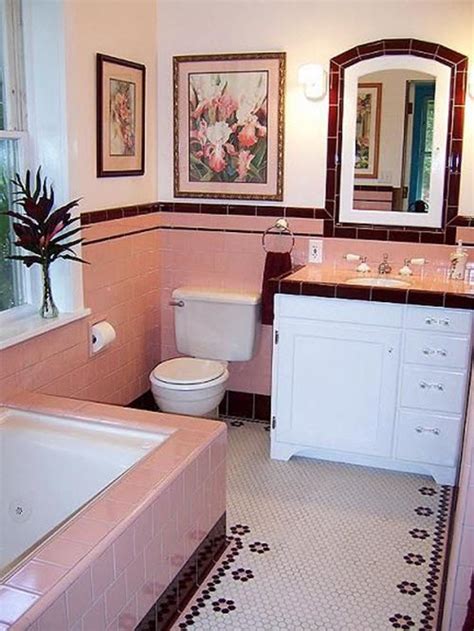 36 Retro Pink Bathroom Tile Ideas And Pictures 2022