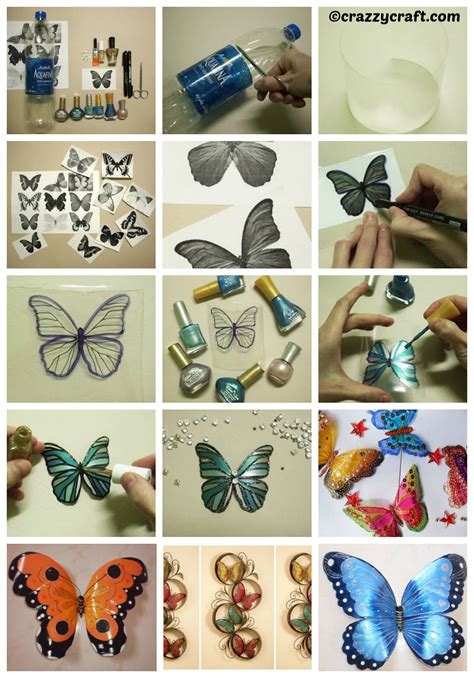 Pet Bottle Butterfly Wall Art Diy Tutorial Diy Home Tutorials