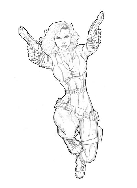 Coloring Pages Of Black Widow Coloring Pages