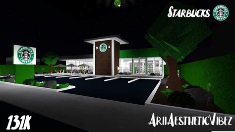 Roblox Starbucks Bloxburg Made By A Friend Youtube