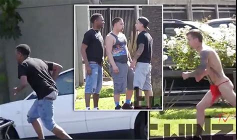 Man In Thong Scares Away Thugs In A Viral Video Prank Life Life