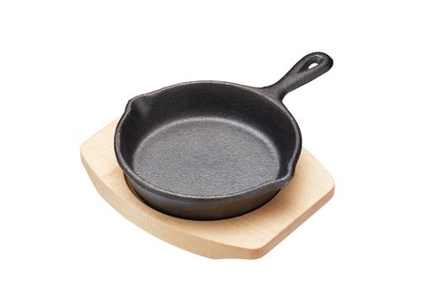 master class artesa 11 5 cm cast iron mini sizzle pan with board cooking tools ebay