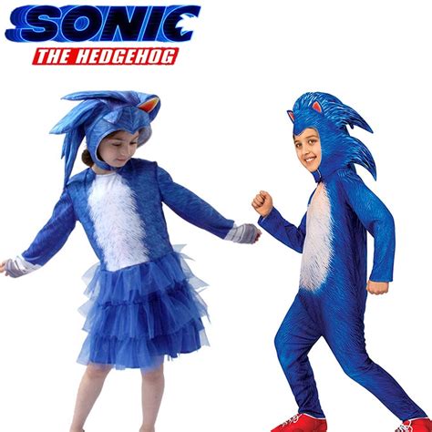 Anime Sonic The Hedgehog Cosplay Costume Deluxe Sonic The Hedgehog