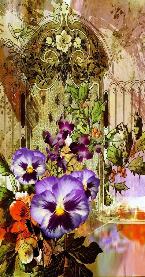 Joy Design Studio Paintingflower Designdigital Print2 Flower