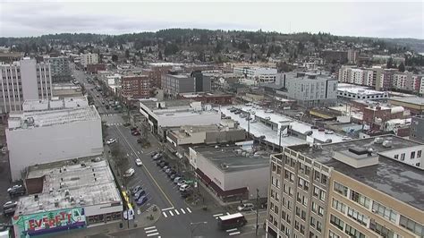 A Look At Downtown Everett On March 2 2021