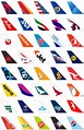 822 Airline logos matched with IATA and ICAO codes | Airline logo ...