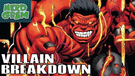 Red Hulk Supervillain Breakdown Youtube