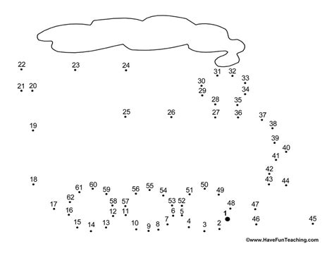 It is also a great tool for children who are learning to read. Dot To Dot Number Worksheets Practice in 2020 (With images ...