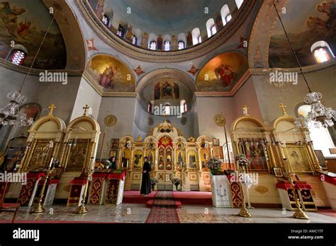 Jerusalem Israel The Russian Orthodox Church Of The Ascension On The