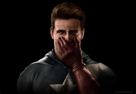 2932x2932 Captain America Crying Ipad Pro Retina Display Hd 4k