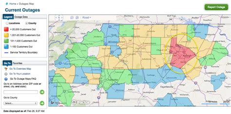 Duke Energy Nc Power Outage Map Us States Map