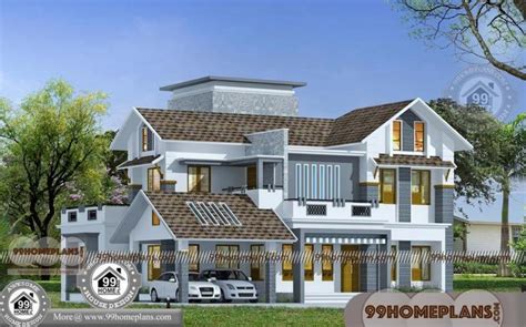 Double Story House Designs Indian Style And Modern Traditional Home Plan