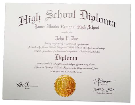 Fake High School Diplomas And Certificates