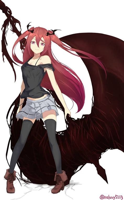 Neu Anime Girl Pink Hair Devil Horns Name Seleran