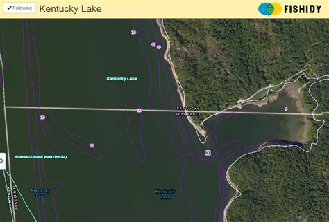 Kentucky Lake Maps Fishing Hot Spots Draw A Topographic Map