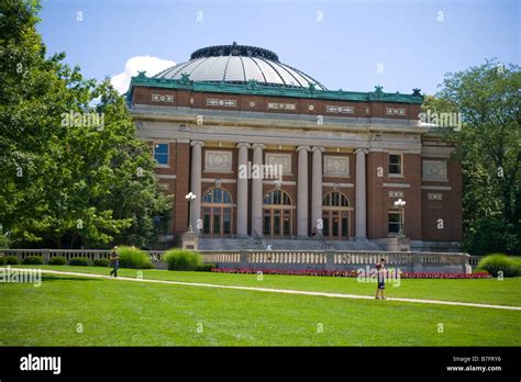 Campus Of University Of Illinois At Urbana Champaign Usa Stock Photo