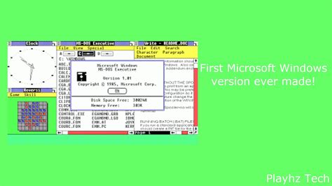How To Install Windows 1 First Version Ever From 1985 On Virtualbox