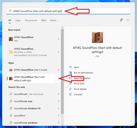 Start Afmg Soundflow With Default Settings Win 11 Afmg Knowledge Base
