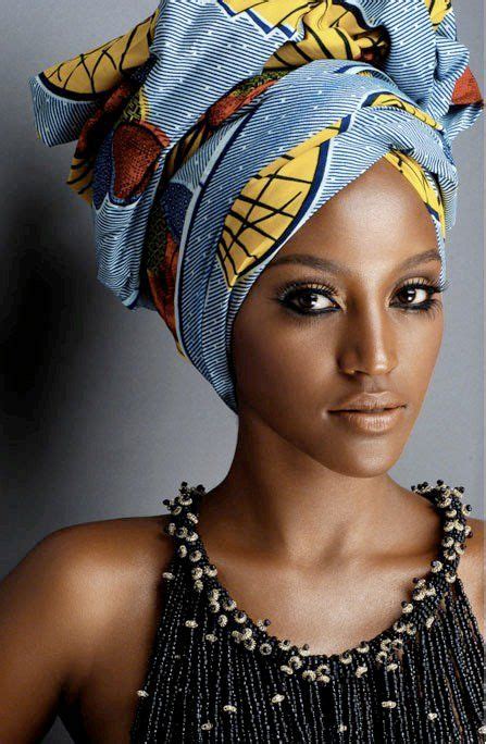Gorgeous Headscarf Style African Beauty Beautiful Black Women