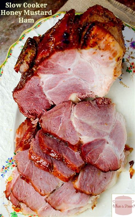 Slow Cooker Honey Mustard Ham When Is Dinner