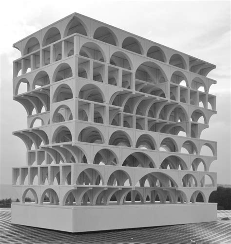 Arcade Architecture Architecture Model Making Conceptual Architecture
