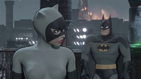 batman return to arkham arkham city animated batman and catwoman 2 youtube