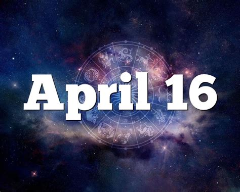 You are very insightful and often help others to better understand themselves. April 16 Birthday horoscope - zodiac sign for April 16th