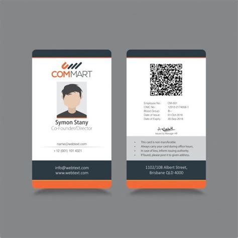 8 Id Badge Templates Psd Vector Eps Free And Premium