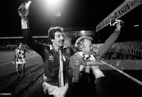 Northern Ireland Striker Gerry Armstrong And Team Manager Billy News Photo Getty Images