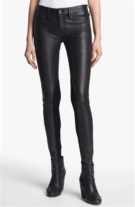 rag and bone jean the reverse leather pants nordstrom