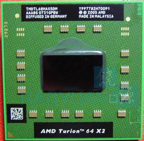 Amd Turion 64 X2 Tl68 Tl 68 Cpu Mobile Dual Core 24g 35w Tl 68